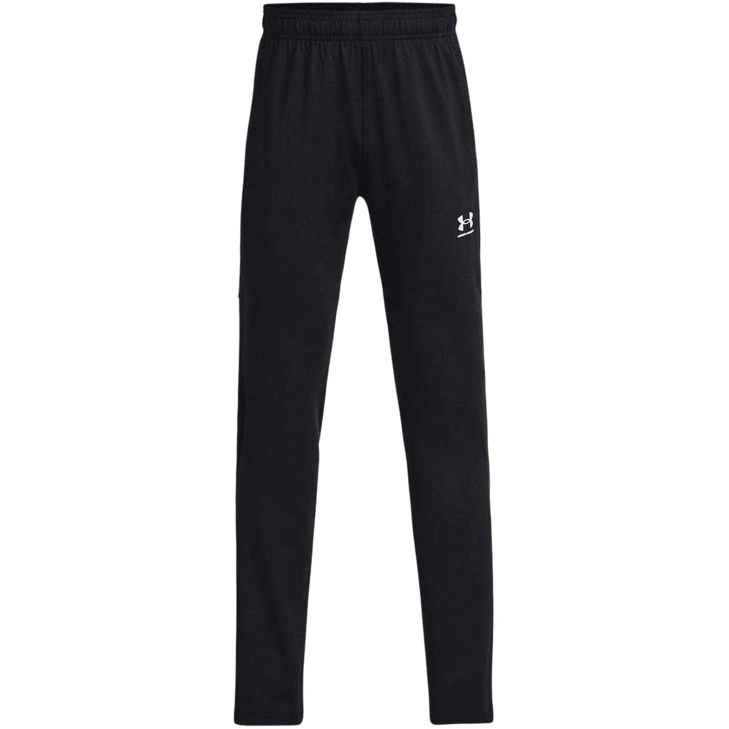 Black-White - Front - Under Armour Childrens-Kids Training Tracksuit Bottoms