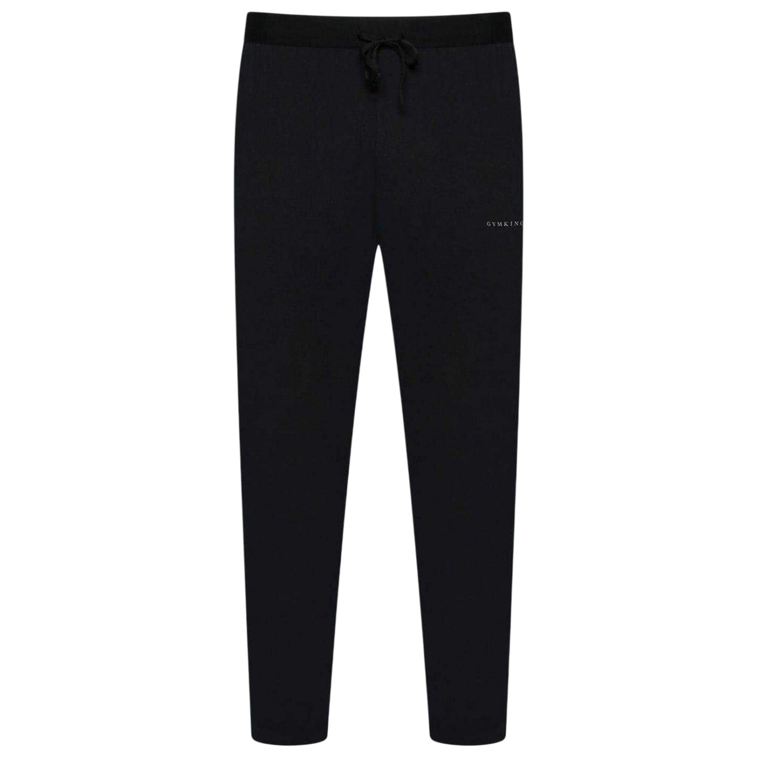 Black-Graphite - Front - Gym King Mens Prog Tracksuit Bottoms