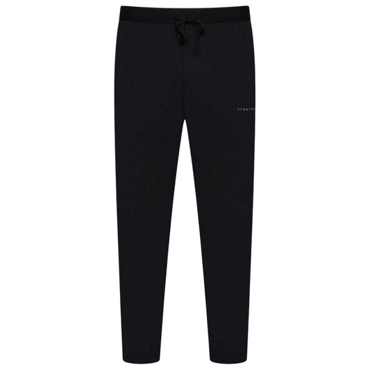 Black-Graphite - Front - Gym King Mens Prog Tracksuit Bottoms