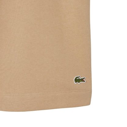 Beige - Lifestyle - Lacoste Mens Fleece Regular Shorts
