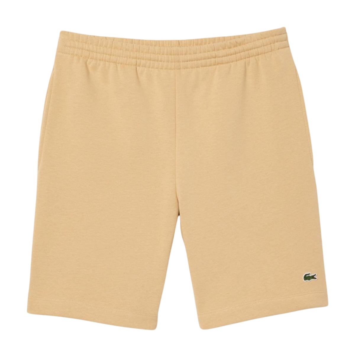 Beige - Front - Lacoste Mens Fleece Regular Shorts