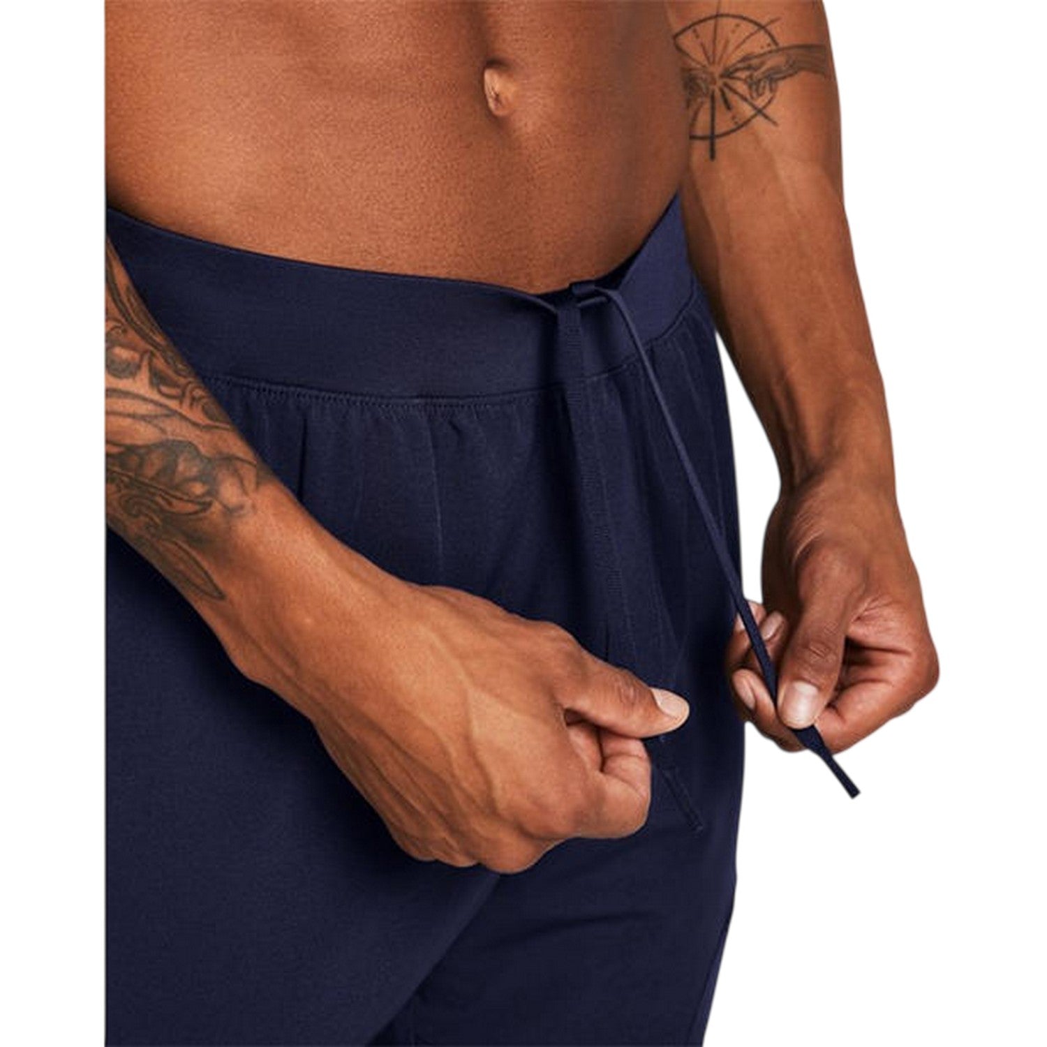 Blue - Side - Under Armour Mens Unstoppable Slim Tracksuit Bottoms