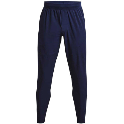 Blue - Front - Under Armour Mens Unstoppable Slim Tracksuit Bottoms