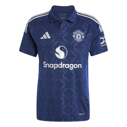 Blue - Front - Adidas Mens 2024-2025 Manchester City FC Away Shirt