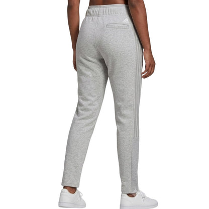 Light Grey - Back - Adidas Womens-Ladies Tiro Marl Sweatpants