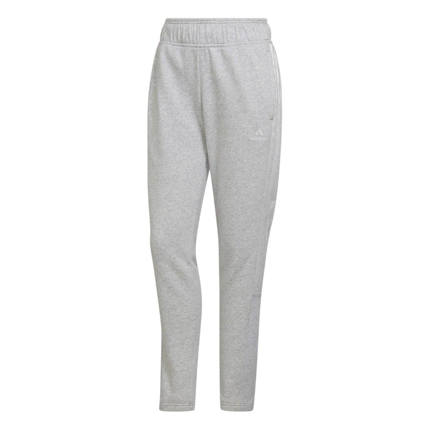 Light Grey - Front - Adidas Womens-Ladies Tiro Marl Sweatpants