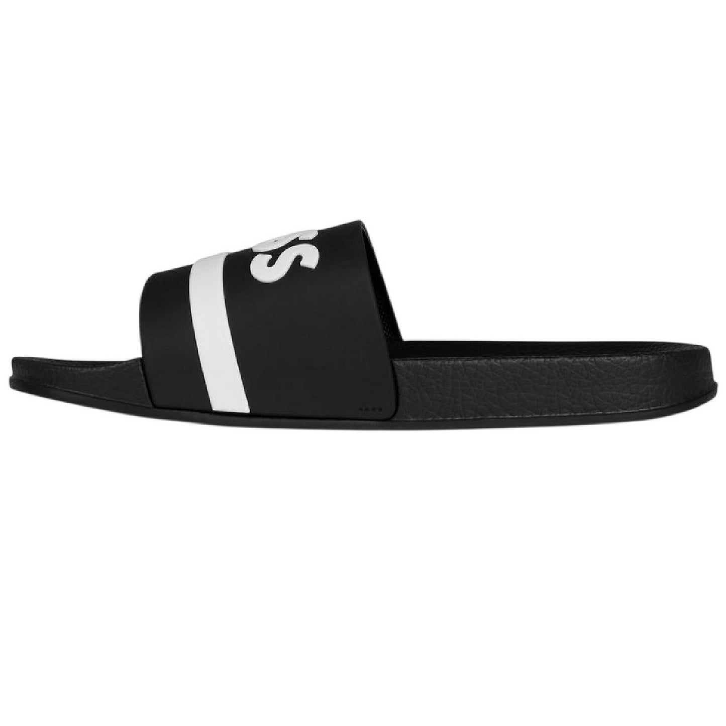 Black - Side - Boss Womens-Ladies Lettering Slides
