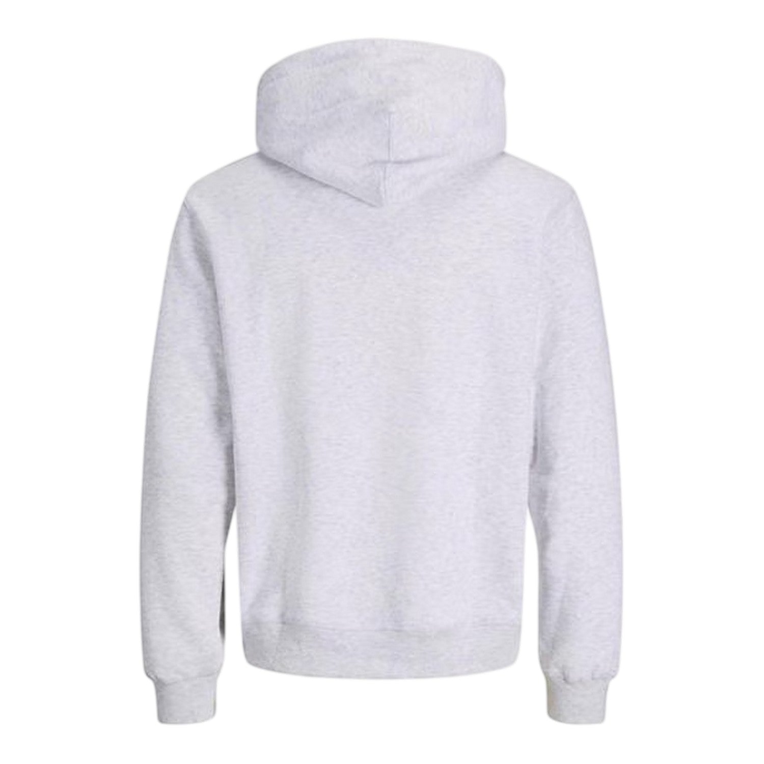 Bright White - Back - Jack And Jones Mens Logo Hoodie
