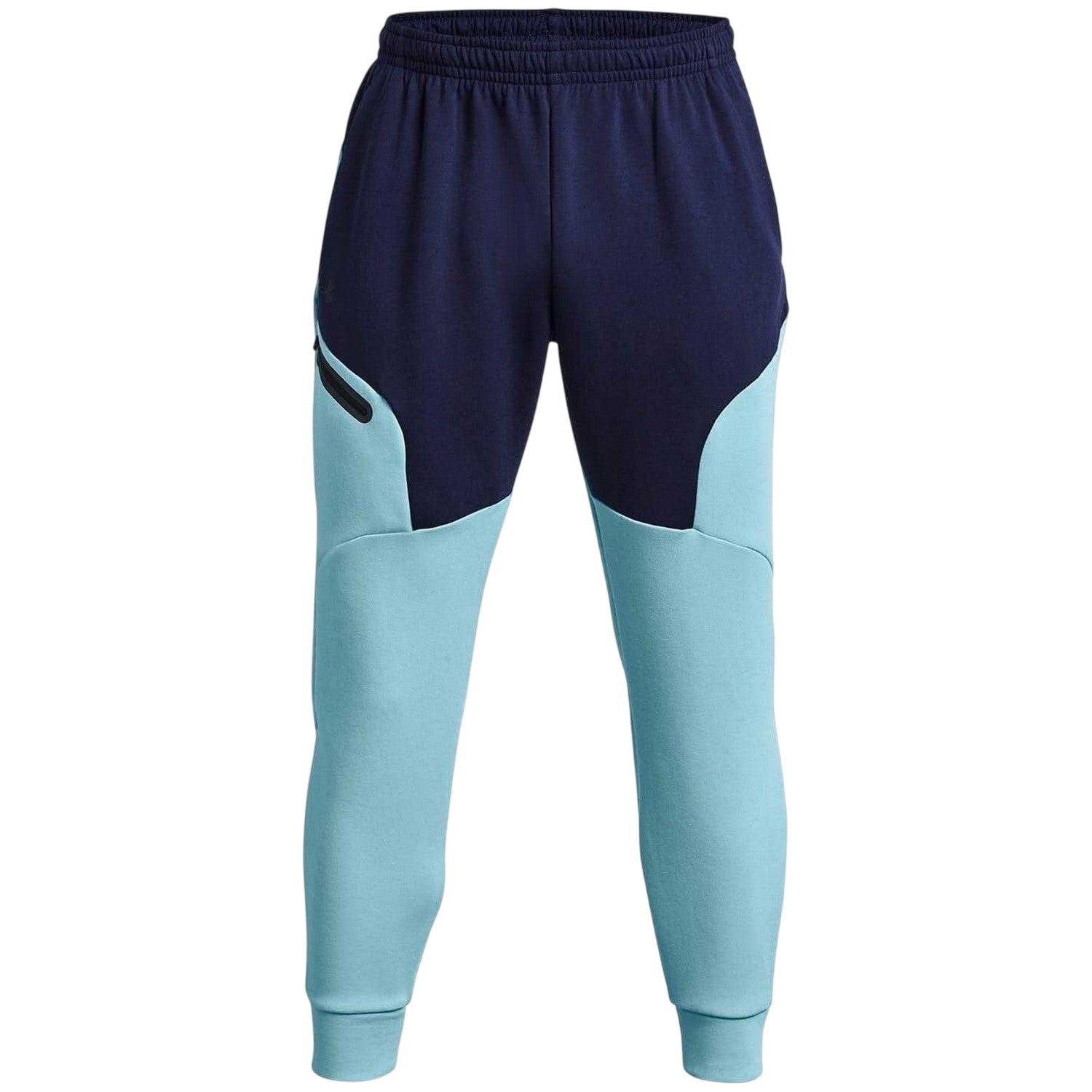 Blizzard-Midnight - Front - Under Armour Mens Unstoppable Zip Pocket Joggers