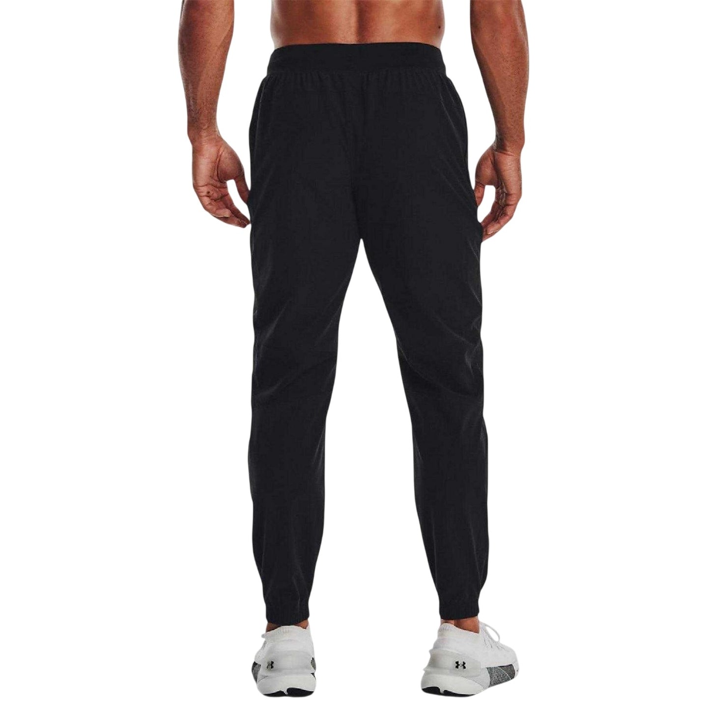 Black - Back - Under Armour Mens Tracksuit Bottoms