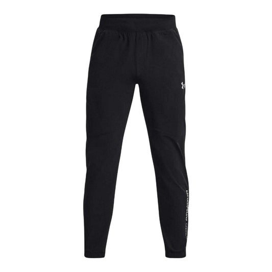 Black - Front - Under Armour Mens Tracksuit Bottoms