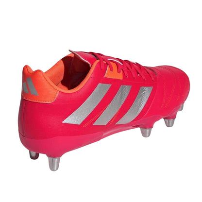 Lucid Red - Back - Adidas Mens Kakari Elite Soft Ground Rugby Boots