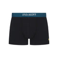 Black - Back - Lyle & Scott Mens Devon Boxer Shorts (Pack of 3)