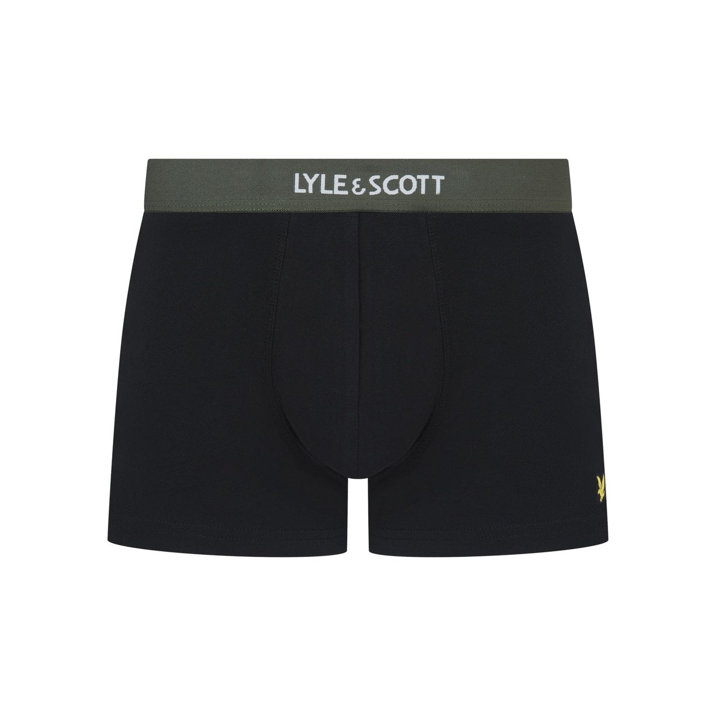 Black - Side - Lyle & Scott Mens Devon Boxer Shorts (Pack of 3)
