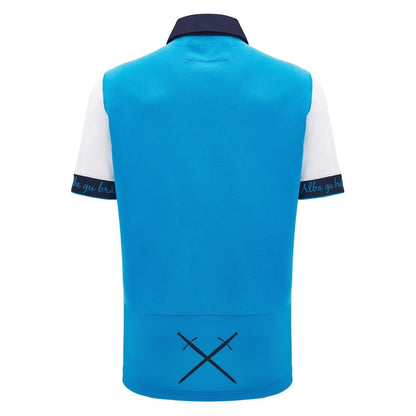 White - Back - Macron Mens 2024 Scotland RU Rugby Shirt