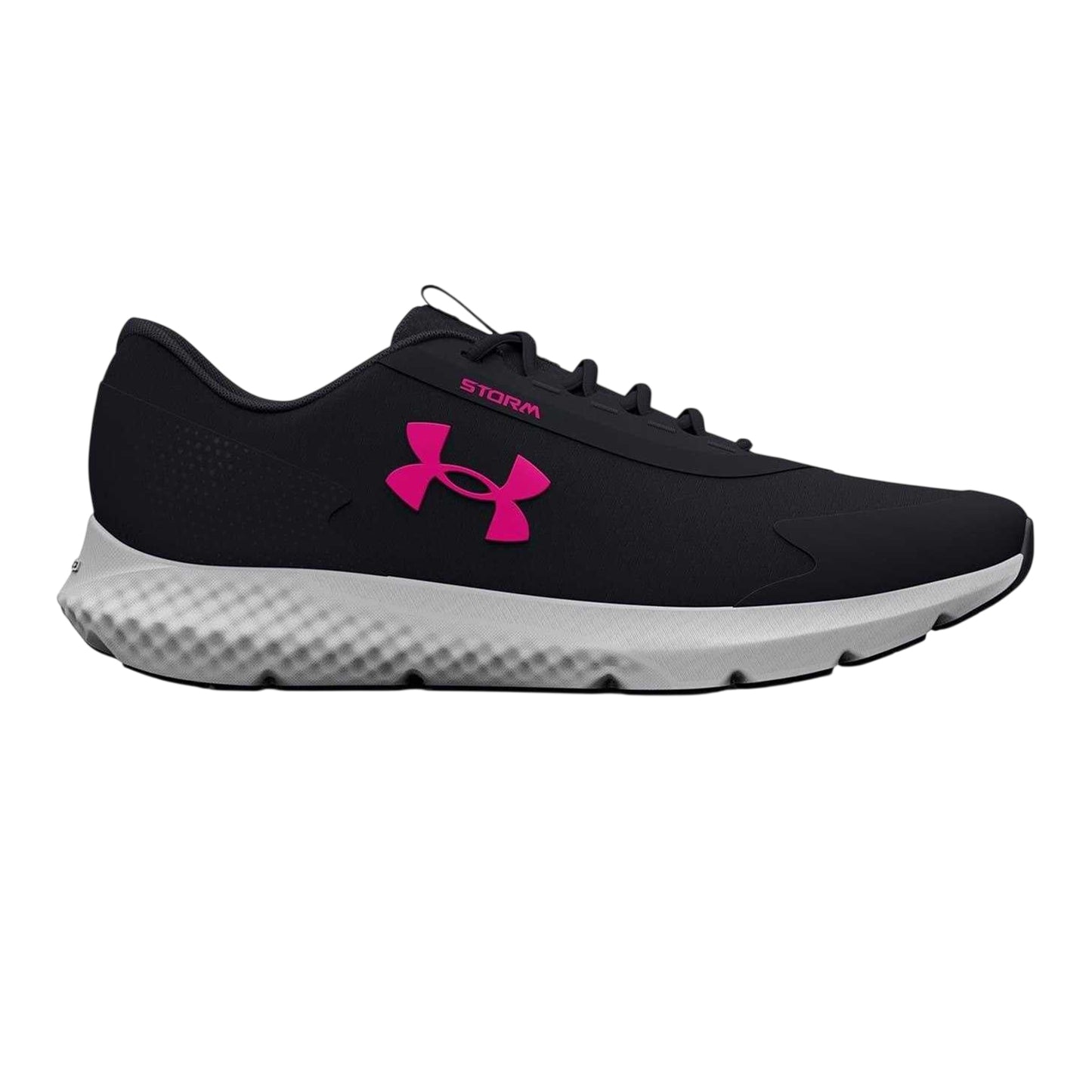 Black - Front - Under Armour Womens-Ladies Charged Rogue 3 Trainers