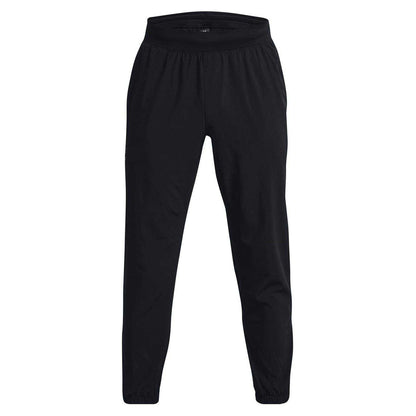 Black - Front - Under Armour Mens Project Rock Reflective Jogging Bottoms