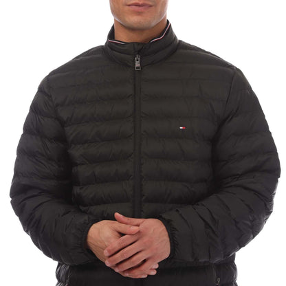 Black - Side - Tommy Hilfiger Mens Recycled Packable Padded Jacket