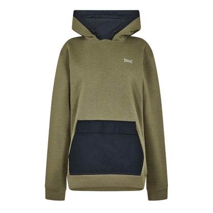 Khaki Green - Front - Everlast Womens-Ladies Utility Pocket Regular Hoodie