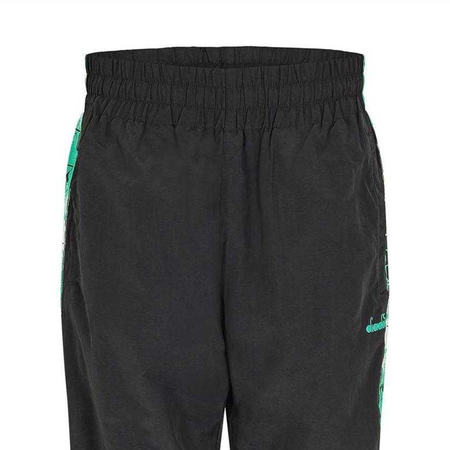 Purple - Side - Diadora Mens Colour Block Tracksuit Bottoms