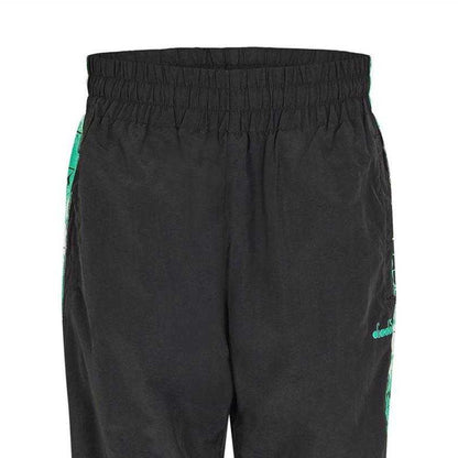 Purple - Side - Diadora Mens Colour Block Tracksuit Bottoms