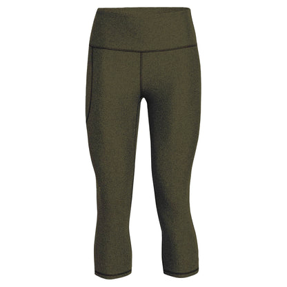 Green - Front - Under Armour Womens-Ladies Armour High Rise Leggings