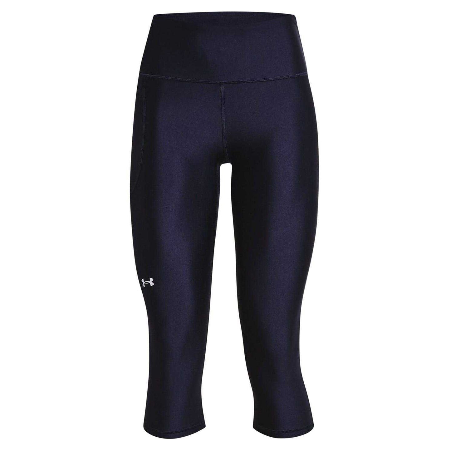 Navy - Front - Under Armour Womens-Ladies Armour High Rise Leggings