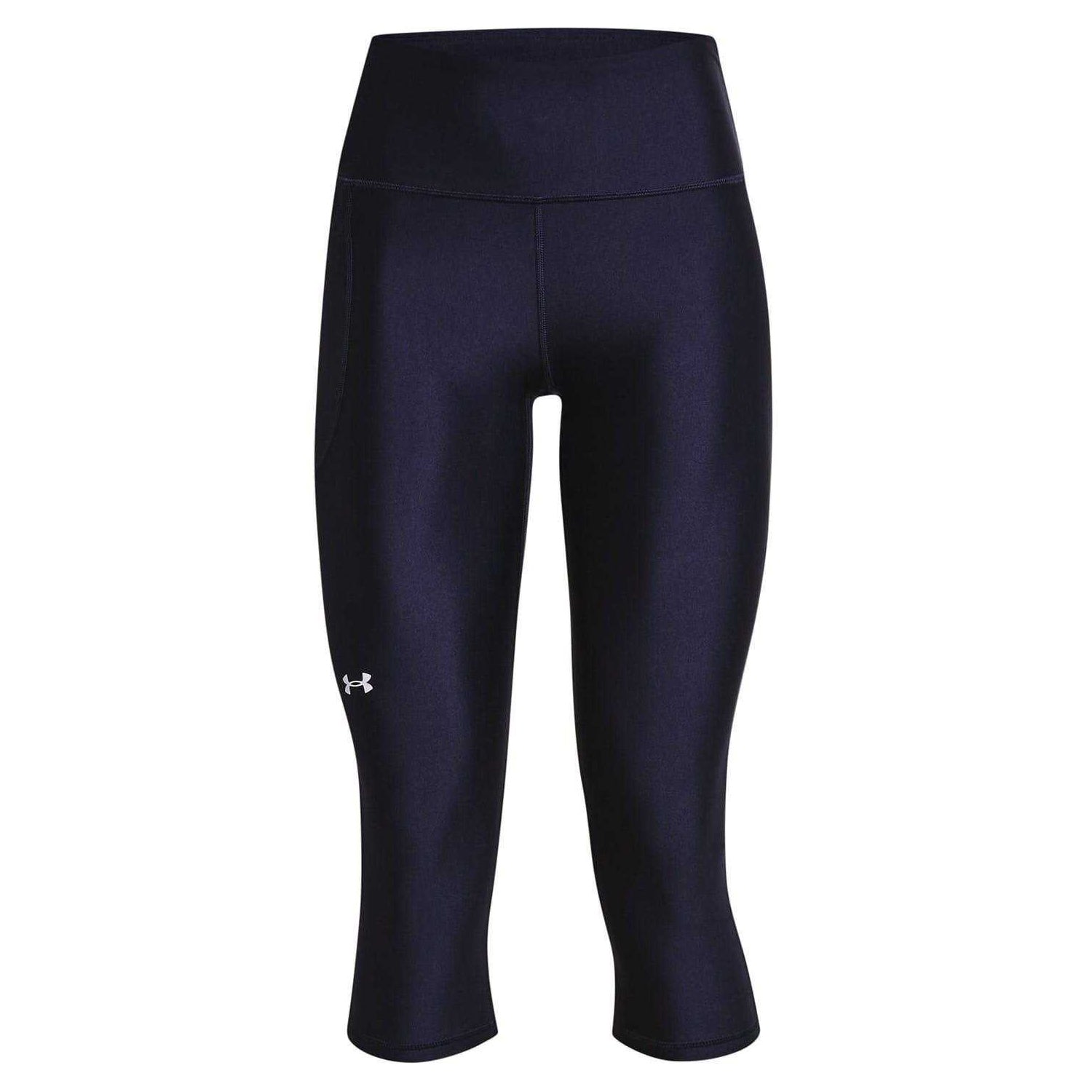 Navy - Front - Under Armour Womens-Ladies Armour High Rise Leggings