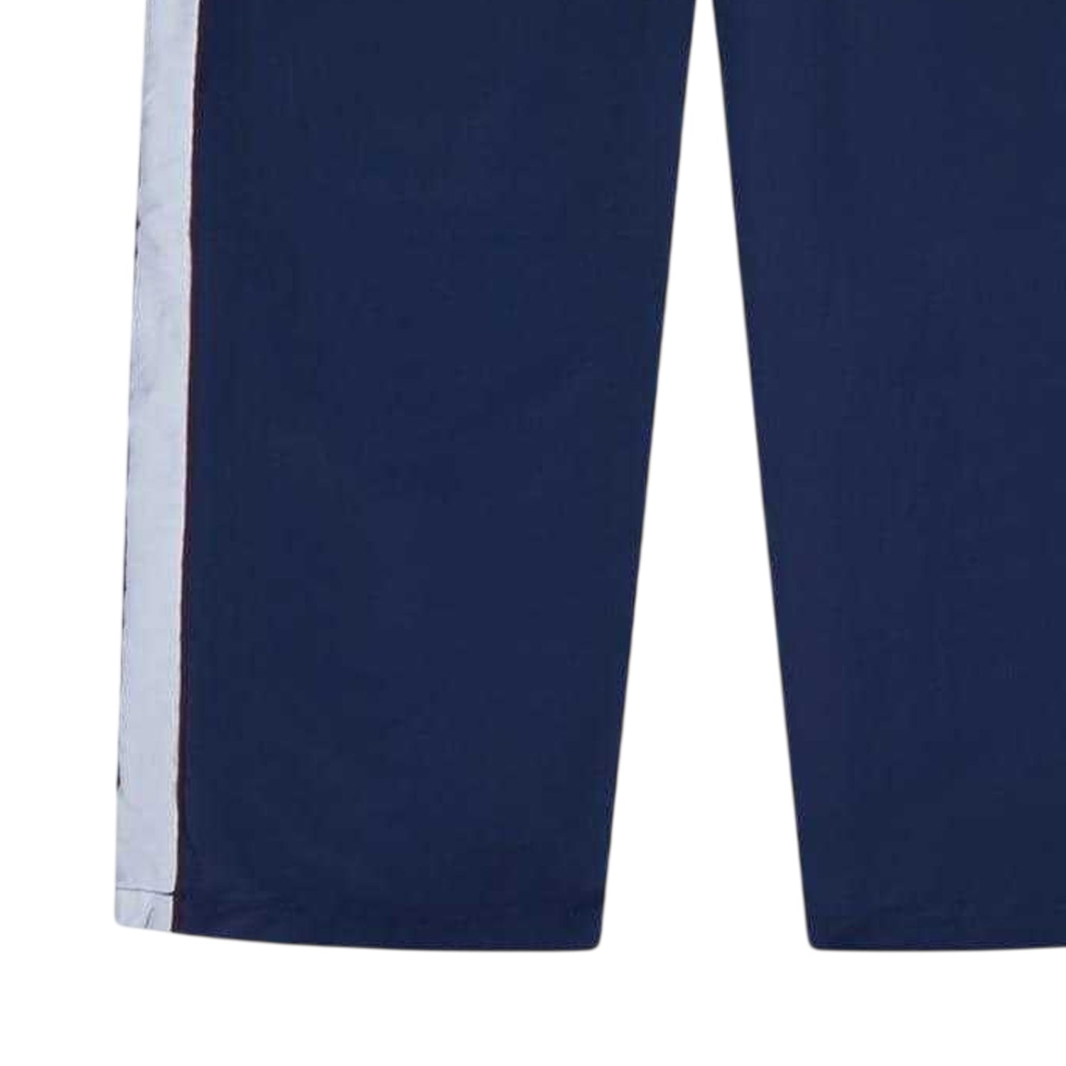 Navy-White - Side - Ellesse Mens Gilardino Vertical Stripe Tracksuit Bottoms