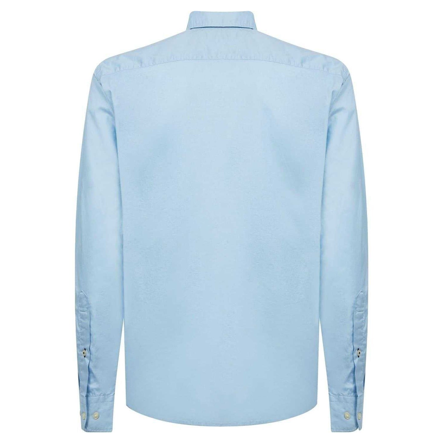 Blue - Back - Tommy Hilfiger Mens Core Flex Poplin Long-Sleeved Shirt