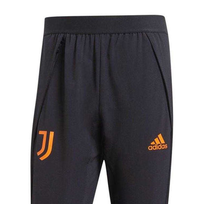 Black - Side - Adidas Mens Juventus FC Tapered Tracksuit Bottoms