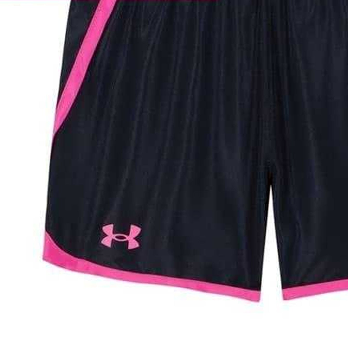Pink - Lifestyle - Under Armour Girls Polyester Blend T-Shirt & Shorts Set
