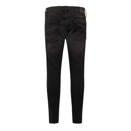 Grey - Back - Replay Mens Anbass Slim Jeans
