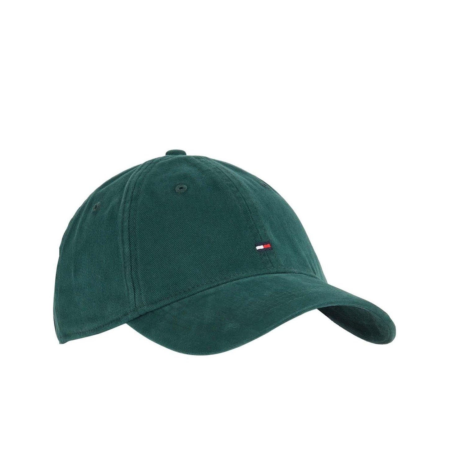 Green - Front - Tommy Hilfiger 1985 Collection Flag 6 Panel Baseball Cap