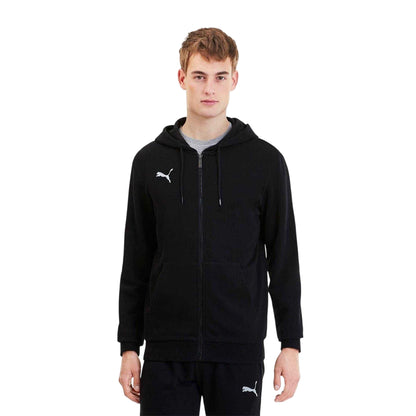 Black - Side - Puma Mens TeamGoal 23 Casuals Hooded Jacket
