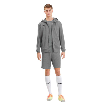Grey - Pack Shot - Puma Mens TeamGoal 23 Casuals Hooded Jacket