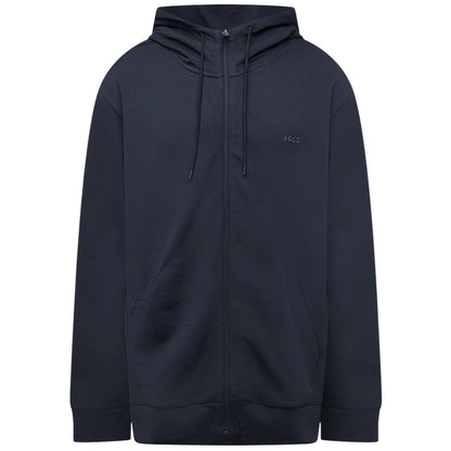 Dark Blue - Front - Boss Mens Saggy Sweat Jacket