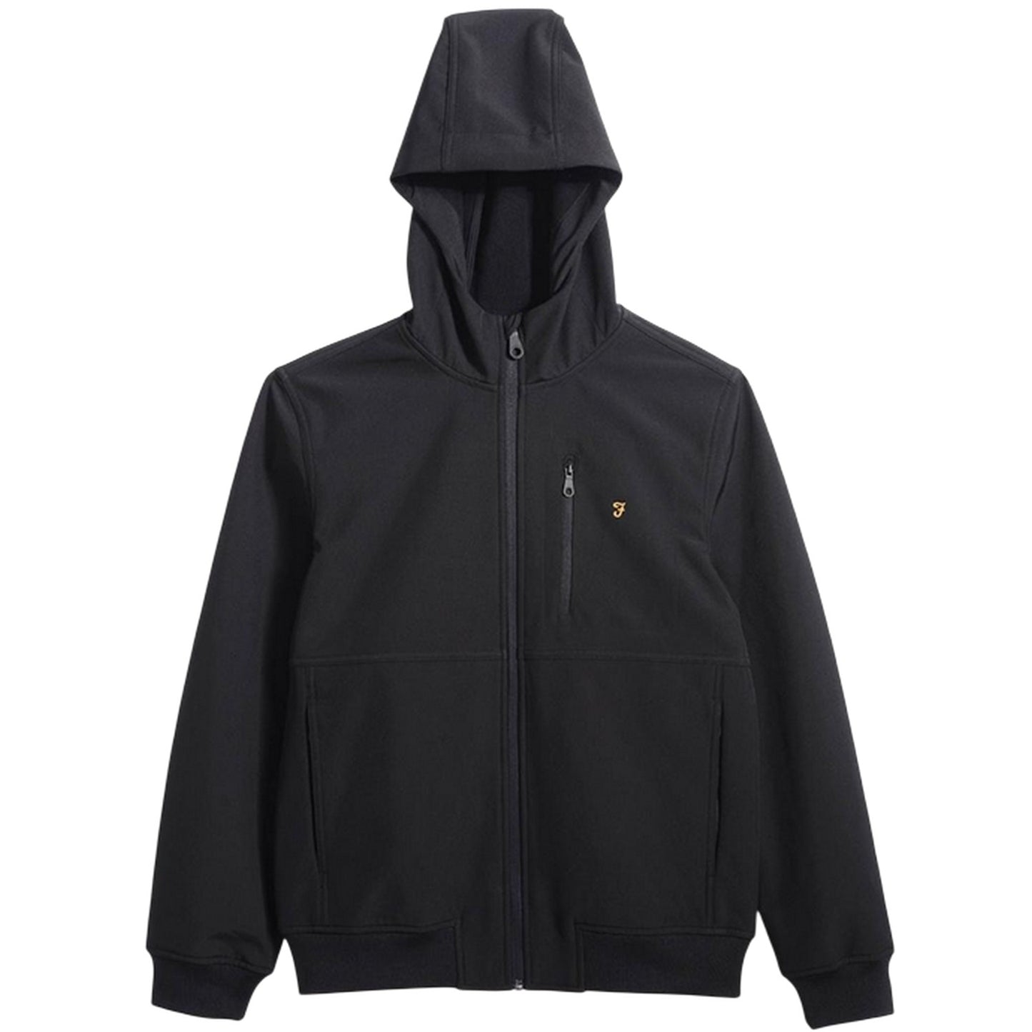 Black - Front - Farah Mens Softshell Sweatshirt
