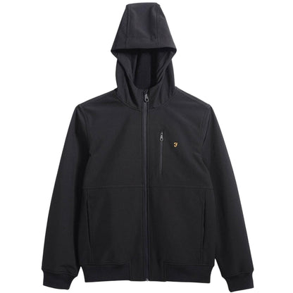 Black - Front - Farah Mens Softshell Sweatshirt