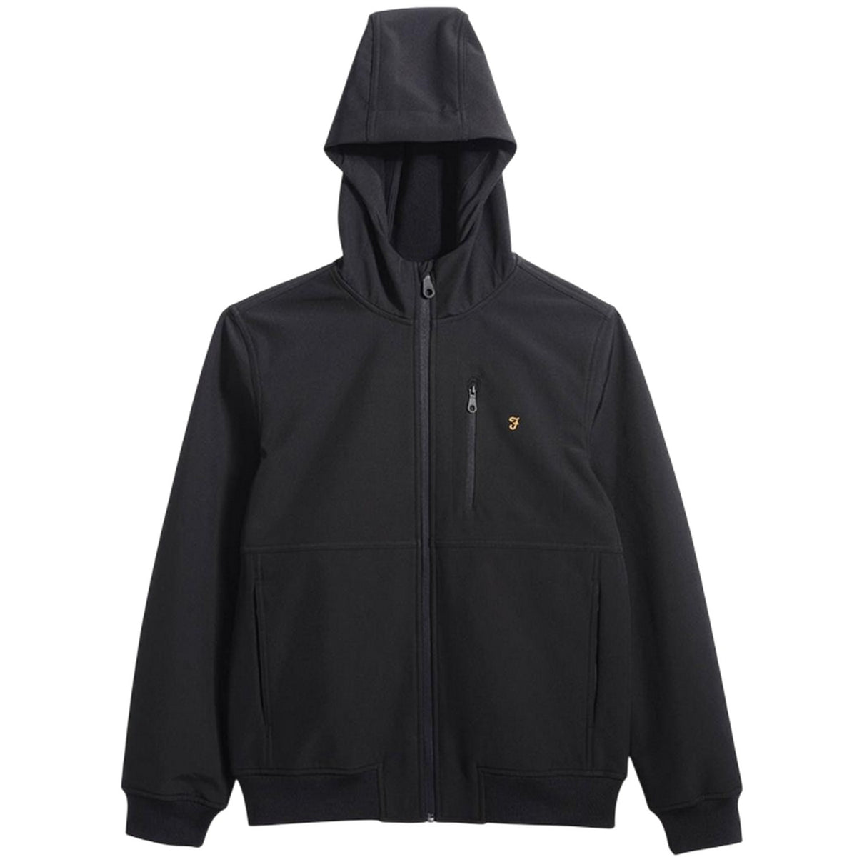 Black - Front - Farah Mens Softshell Sweatshirt