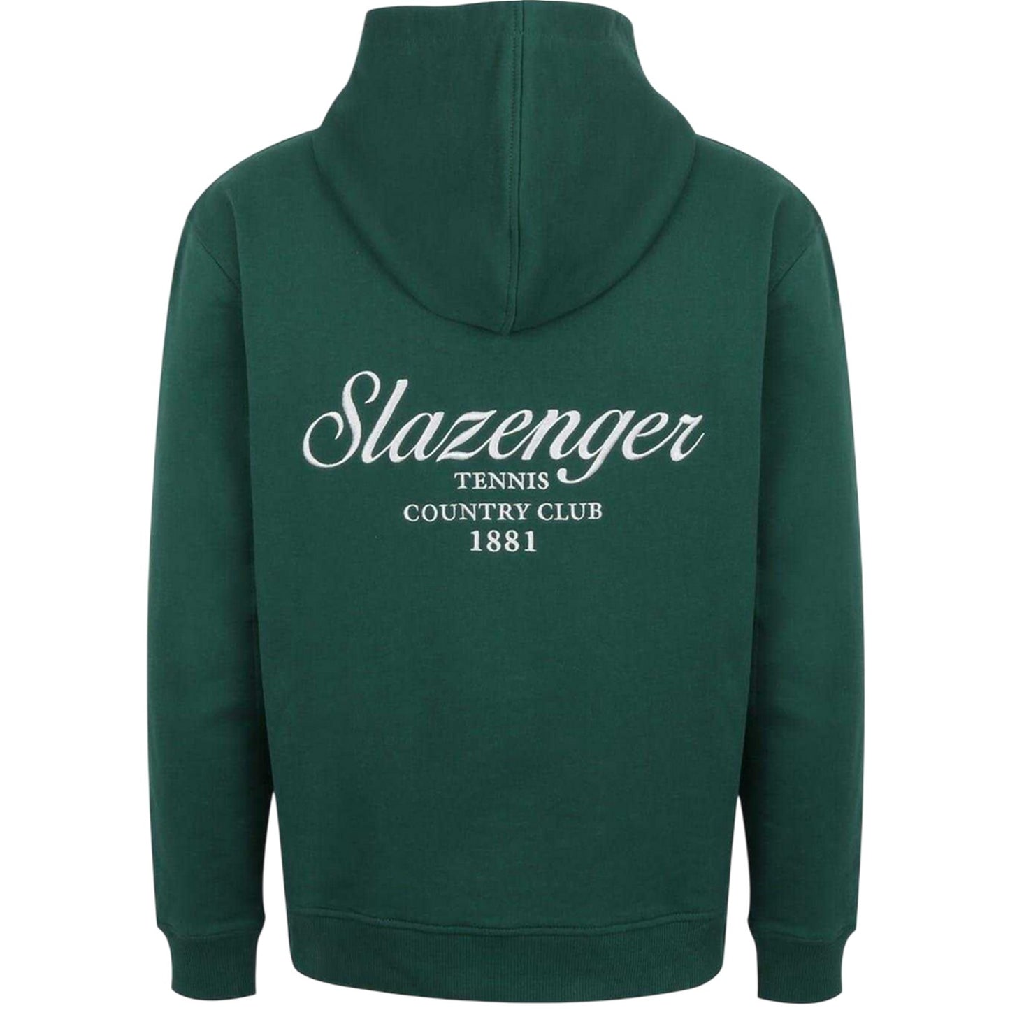 Green - Back - Slazenger Mens Hoodie