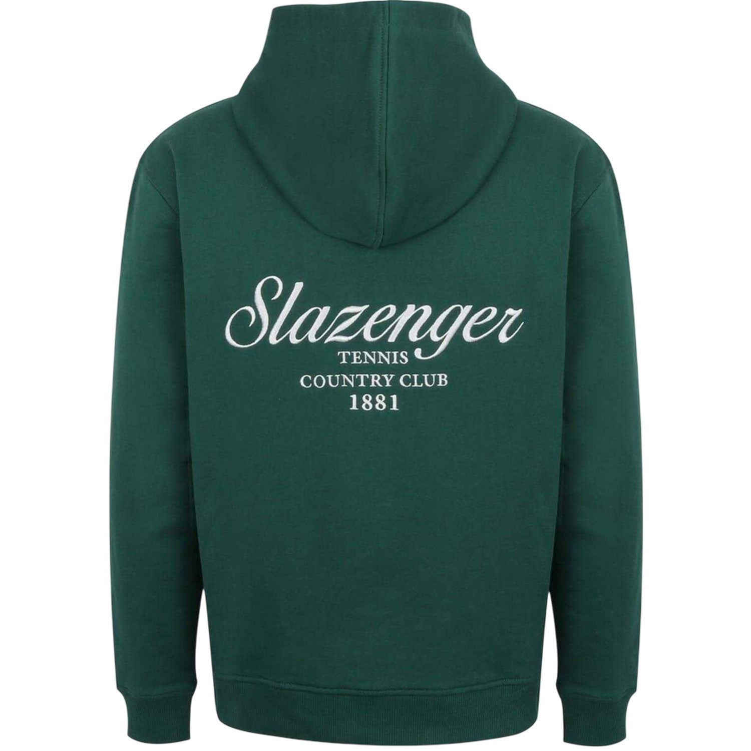 Green - Back - Slazenger Mens Hoodie