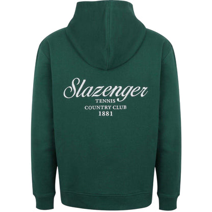 Green - Back - Slazenger Mens Hoodie