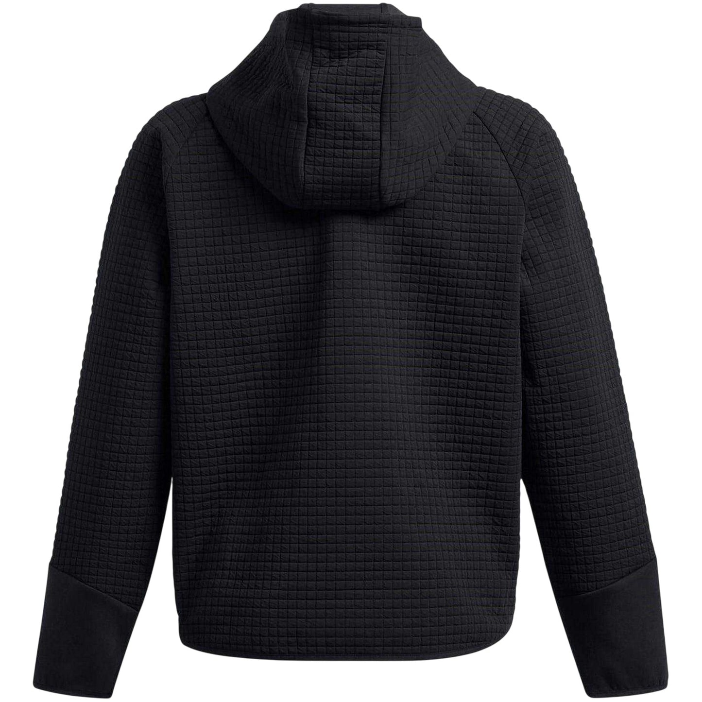 Black - Back - Under Armour Womens-Ladies Full Zip Hoodie