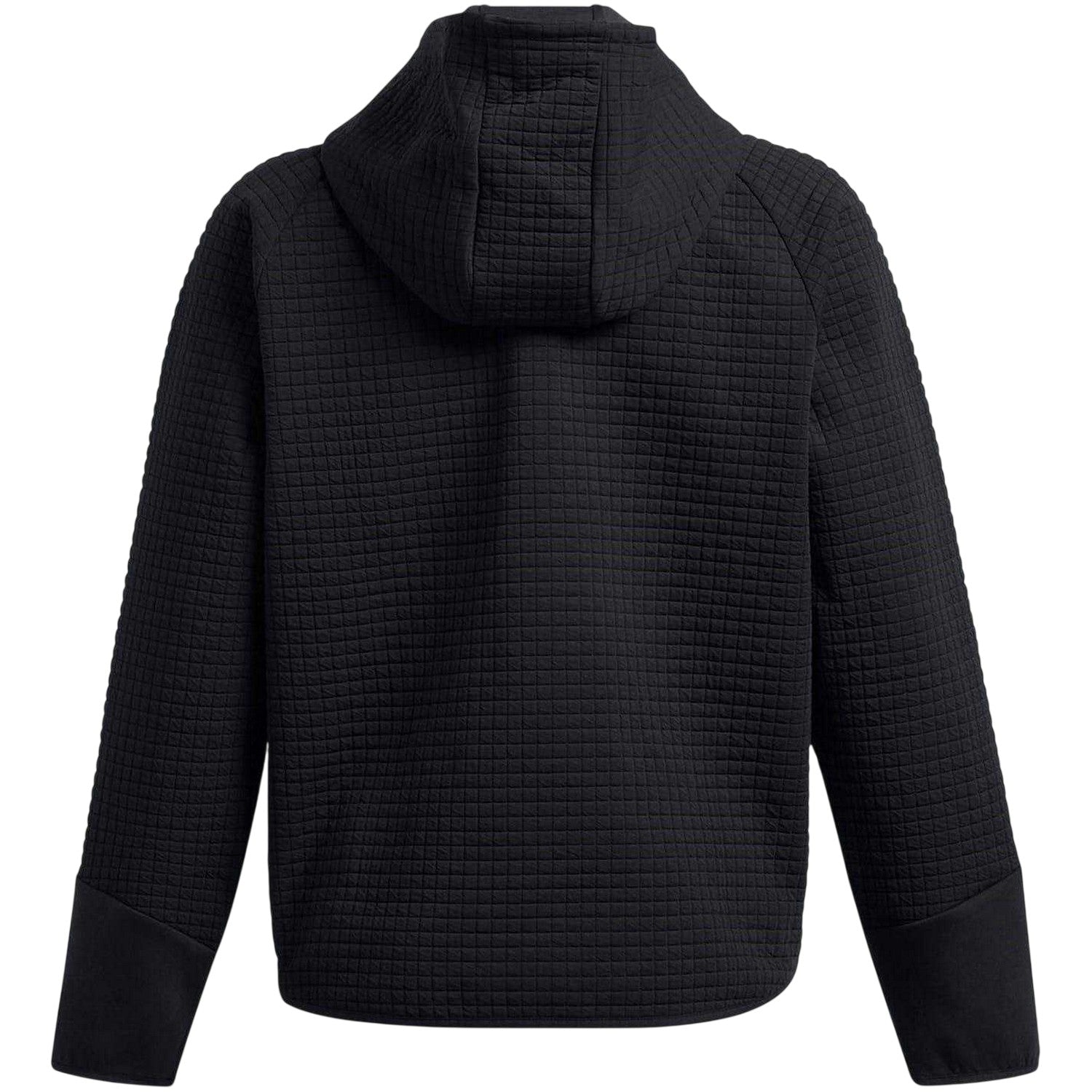Black - Back - Under Armour Womens-Ladies Full Zip Hoodie