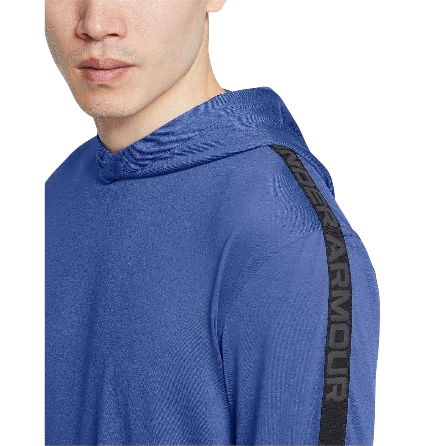 Blue - Side - Under Armour Mens Regular Hoodie