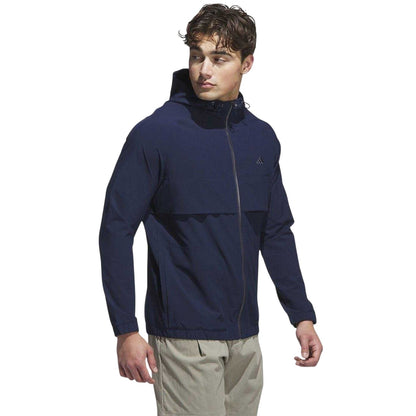 Navy - Lifestyle - Adidas Mens Go-To Lightweight Hooded Jacket