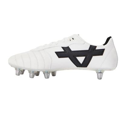 White - Back - Oxford Mens Raptor Elite Rugby Boots