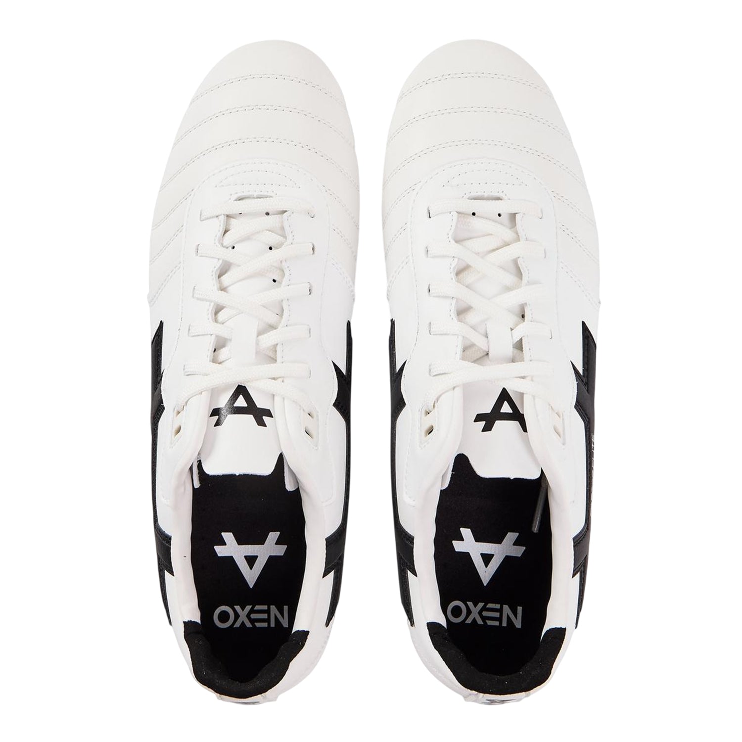White - Side - Oxford Mens Raptor Elite Rugby Boots