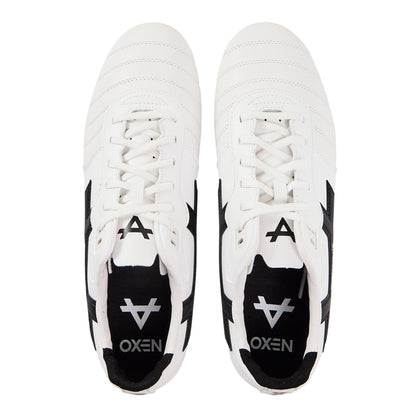 White - Side - Oxford Mens Raptor Elite Rugby Boots